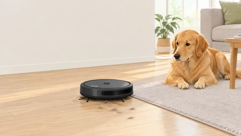 Top 5 des robots aspirateurs contre les poils d’animaux en 2026